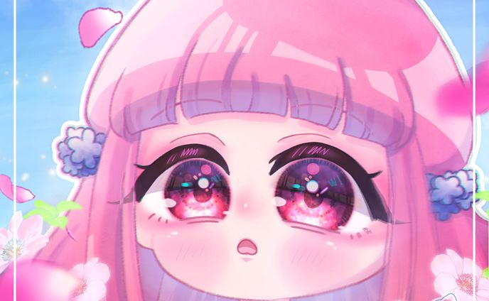 ピンクの少女