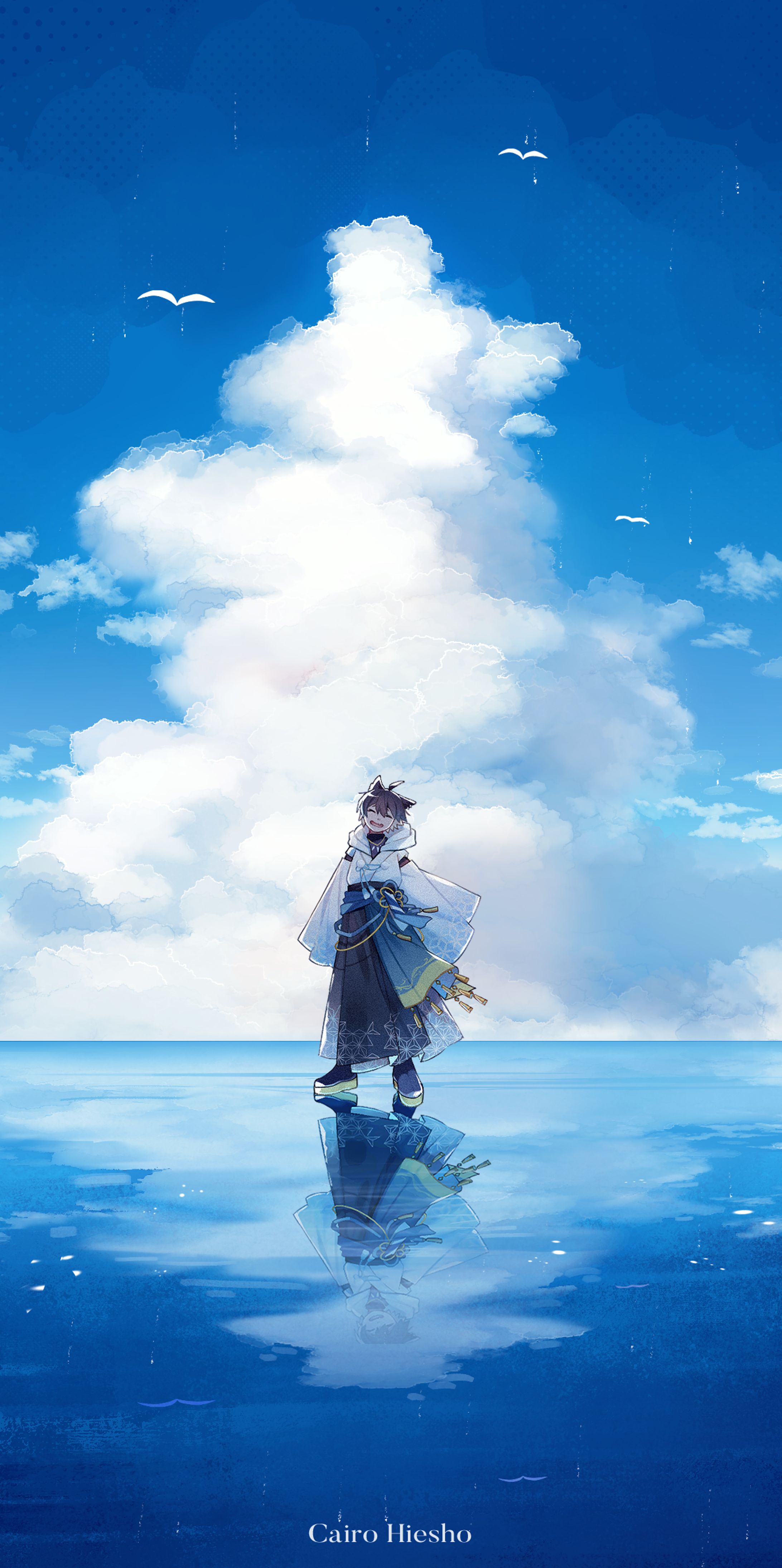 カイロ・ヒエショ様壁紙用イラスト-1