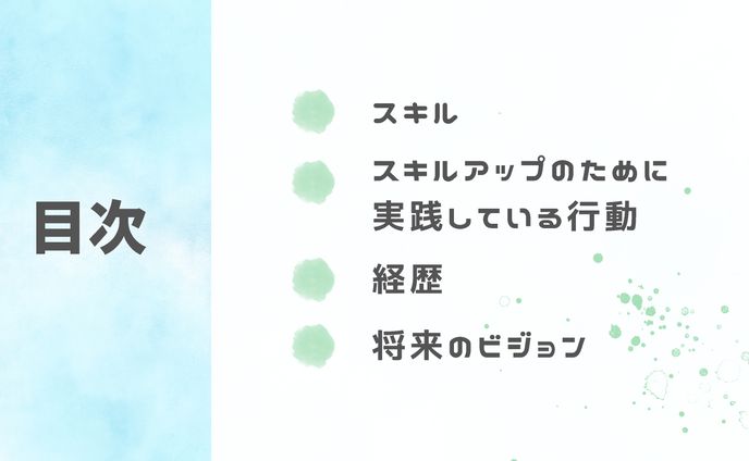 自己紹介（3枚）