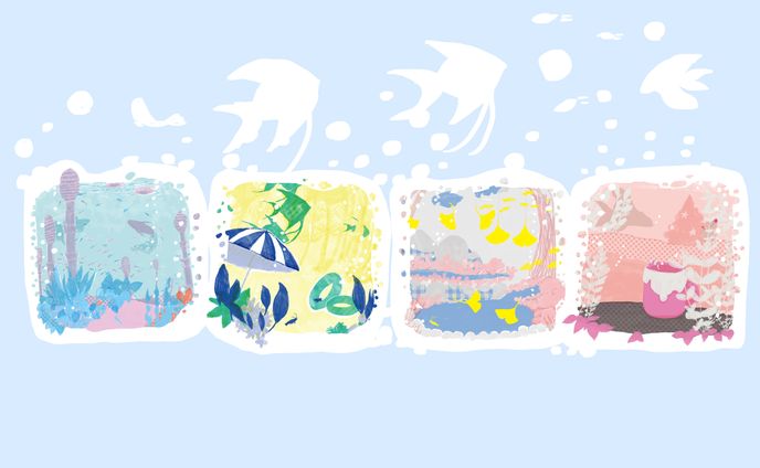 水槽の中の春夏秋冬