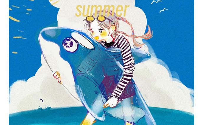 .
#海の日
.
.
今年も最高の夏にしようね、相棒
.
.
.
.
.
.
#illust #illustration #illustgram #art #いらすとぐらむ #イラストレーター #イラスト #イラストグラム #シンプルイラスト #일러스트 #일러스트레이션  #drawing #kawaii #kawaiigirl  #絵描きさんと繋がりたい  #デジタルイラスト #ガールズイラスト #女の子イラスト  #refrigerator #refrigeratorroom  #軽美術部 #軽美術部のみんなでフォローし合おう #anipiccom  #anipraillustration  #kurita_irasuto  #アマネイト  @kurita_irasuto  @keivi.jp @amanate.official