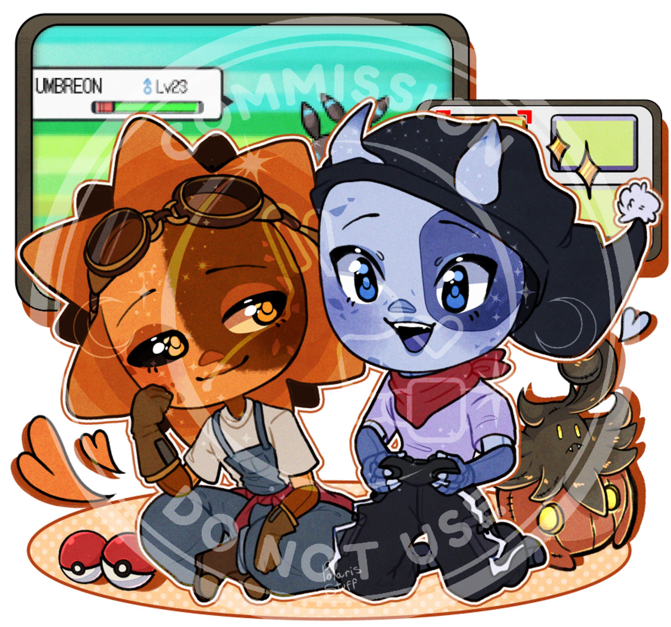 Commission - Backstage AU-1