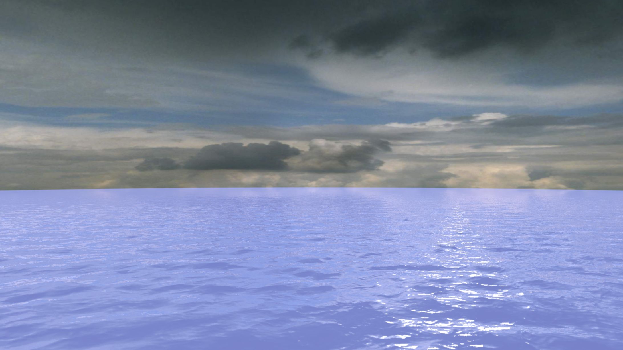 穏やかな海と　荒れた海-1
