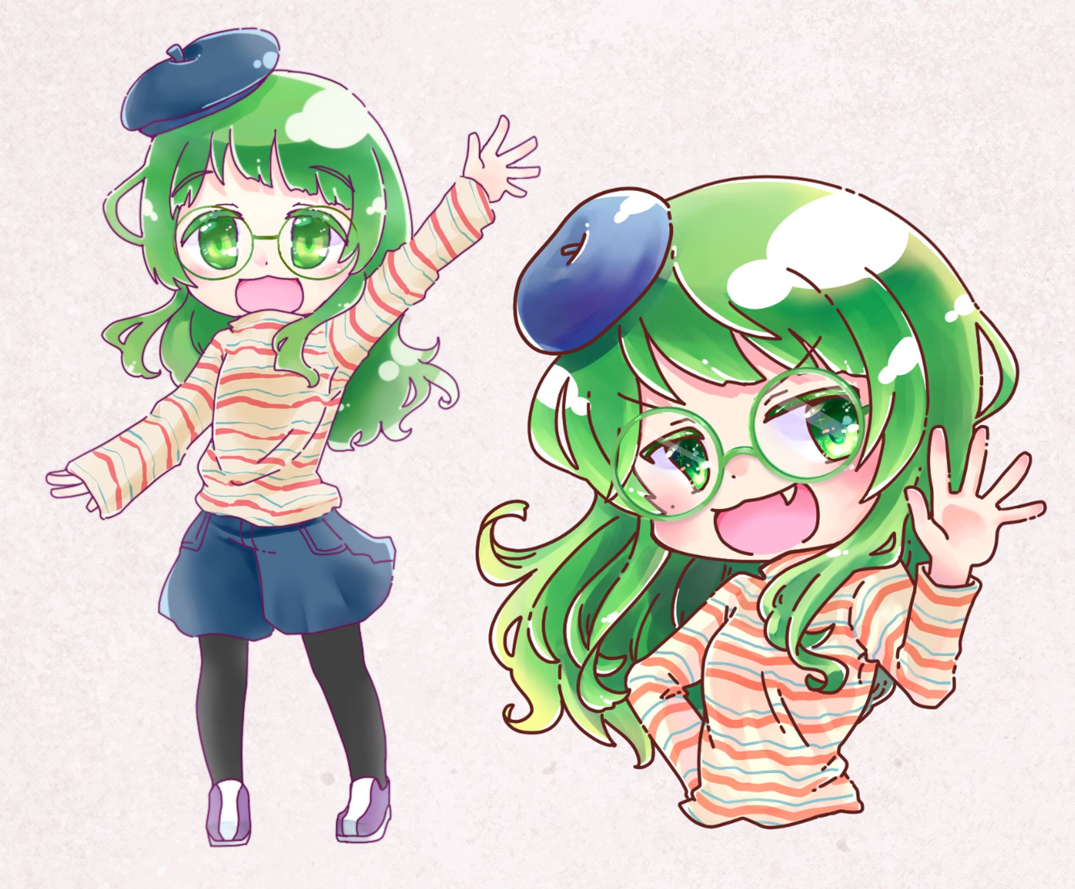 風吹アスタ様　デフォルメイラスト-1