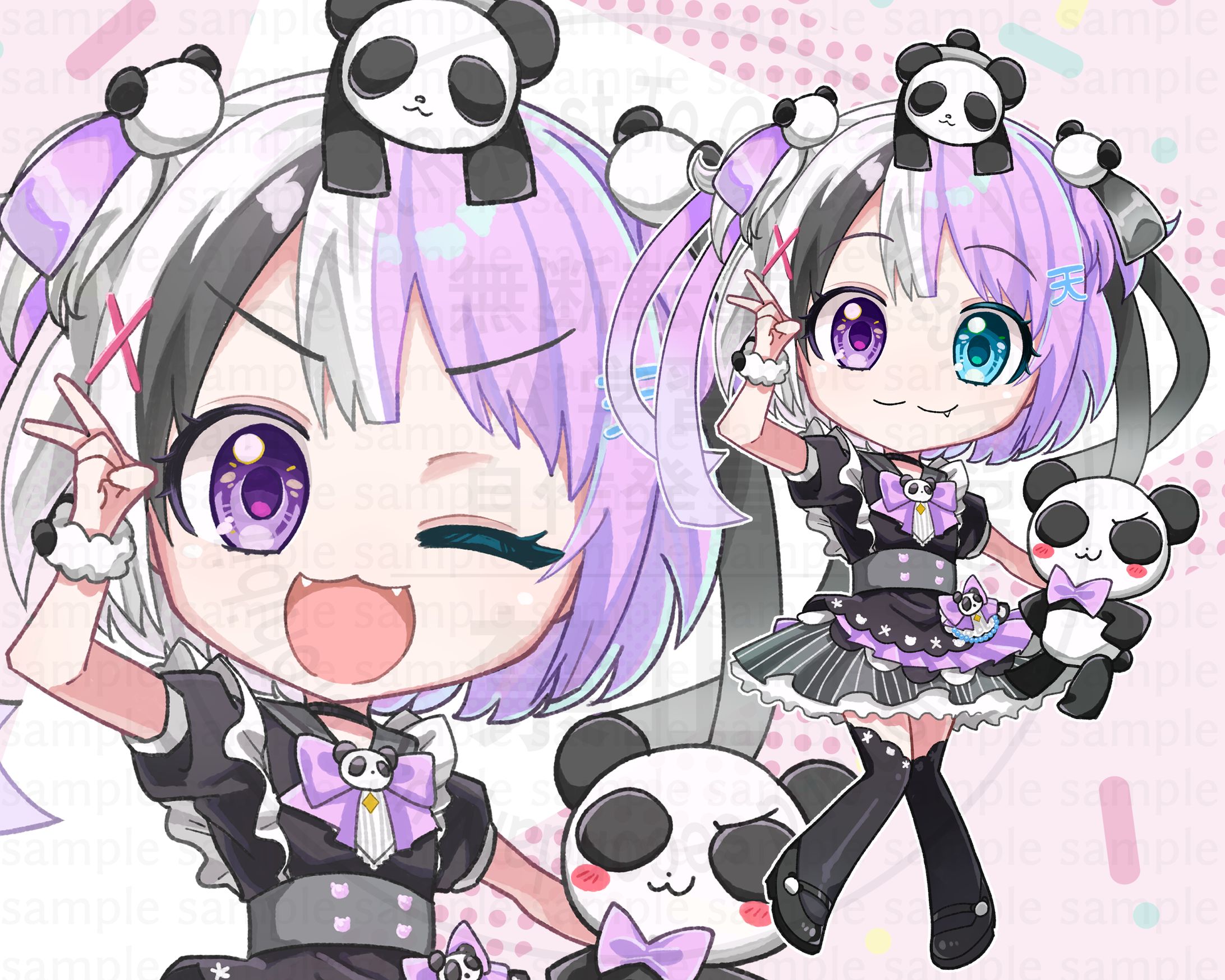 【ご依頼】あまねてん様　SDイラスト-1