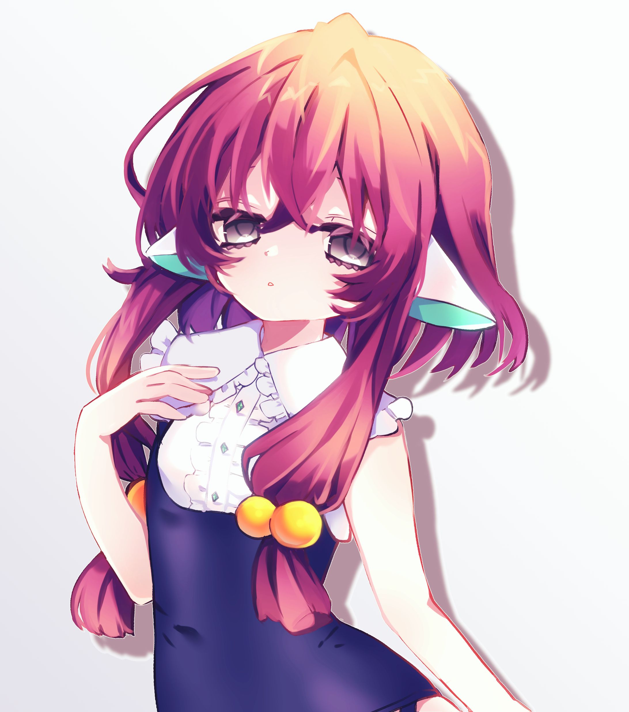 厚塗り　OC少女-1