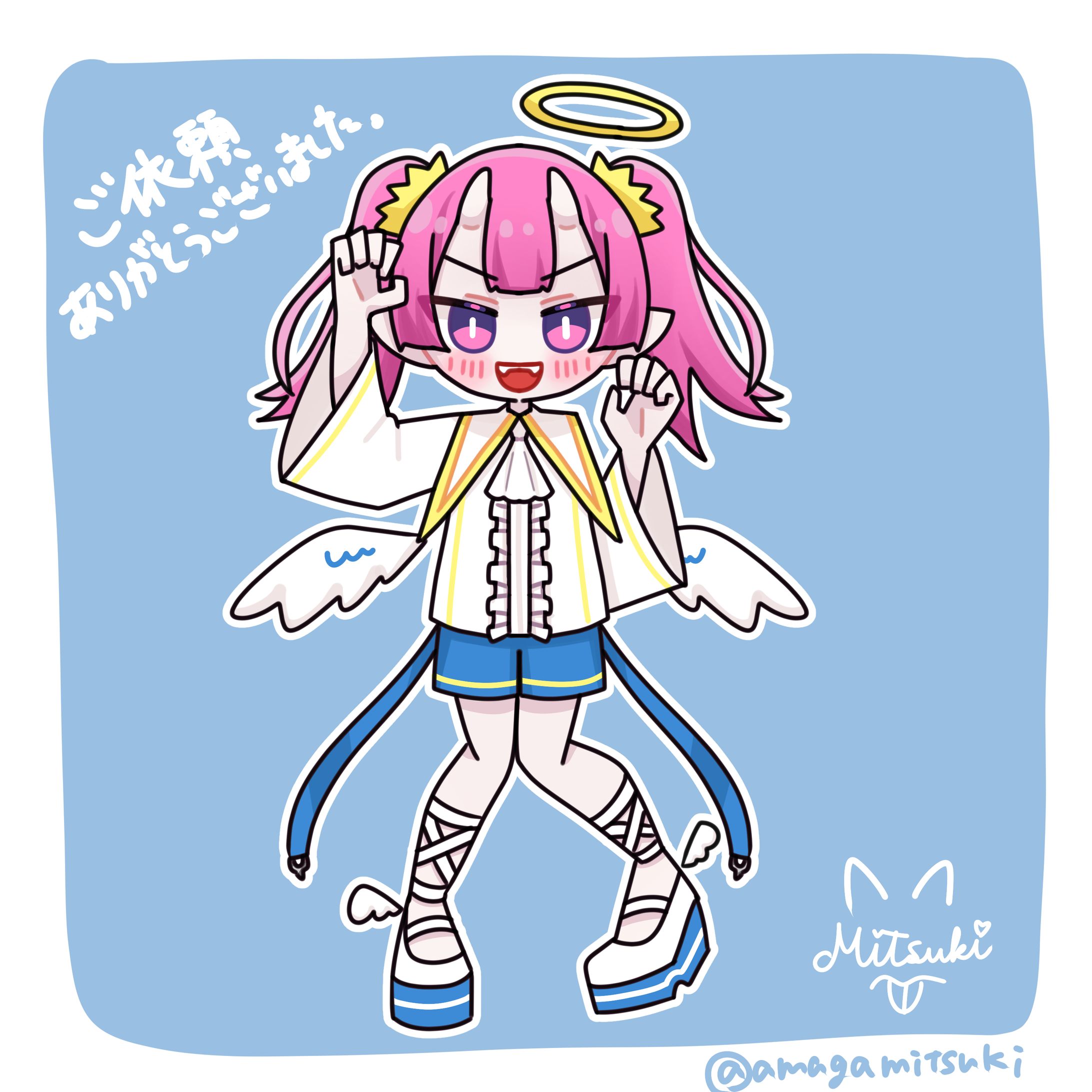 【SDイラスト】じじネプラン様　オリジナルキャラクター-1