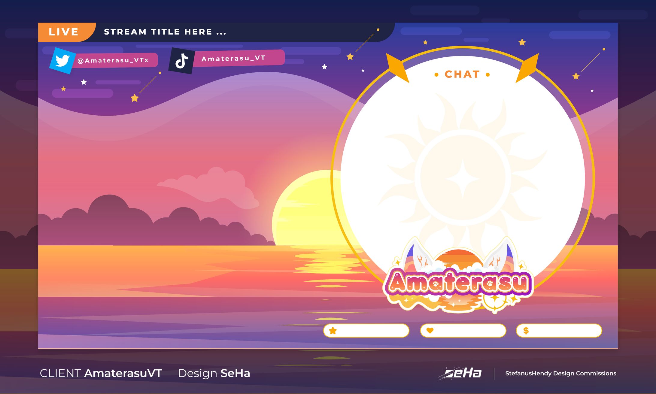 Amaterasu VT Stream Overlay-1