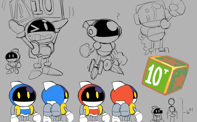 Boxbot Design Sketches