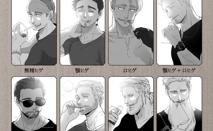漫画家　イラストレーター、テンプレート