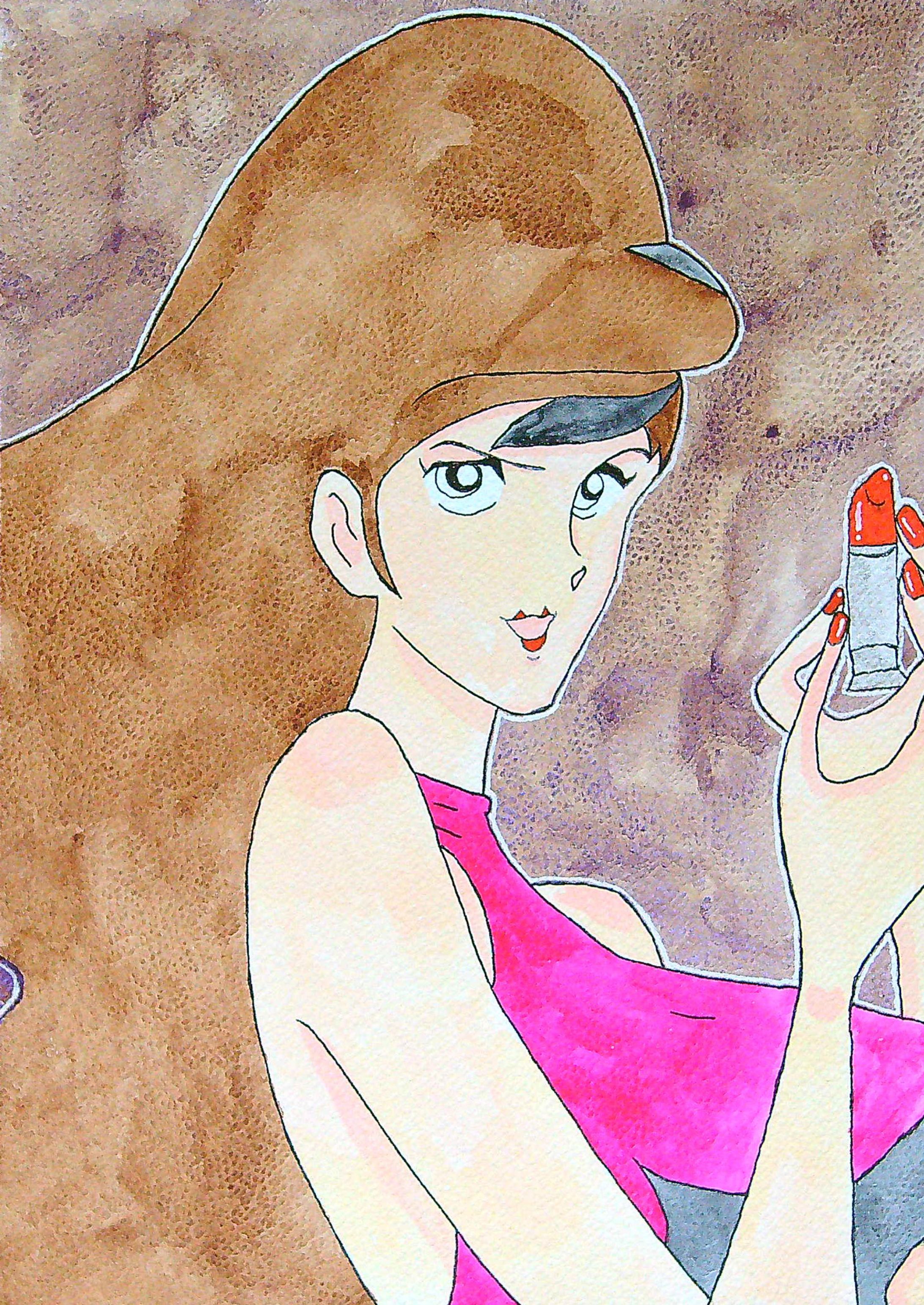 増山江威子さん追悼イラスト　峰不二子-1