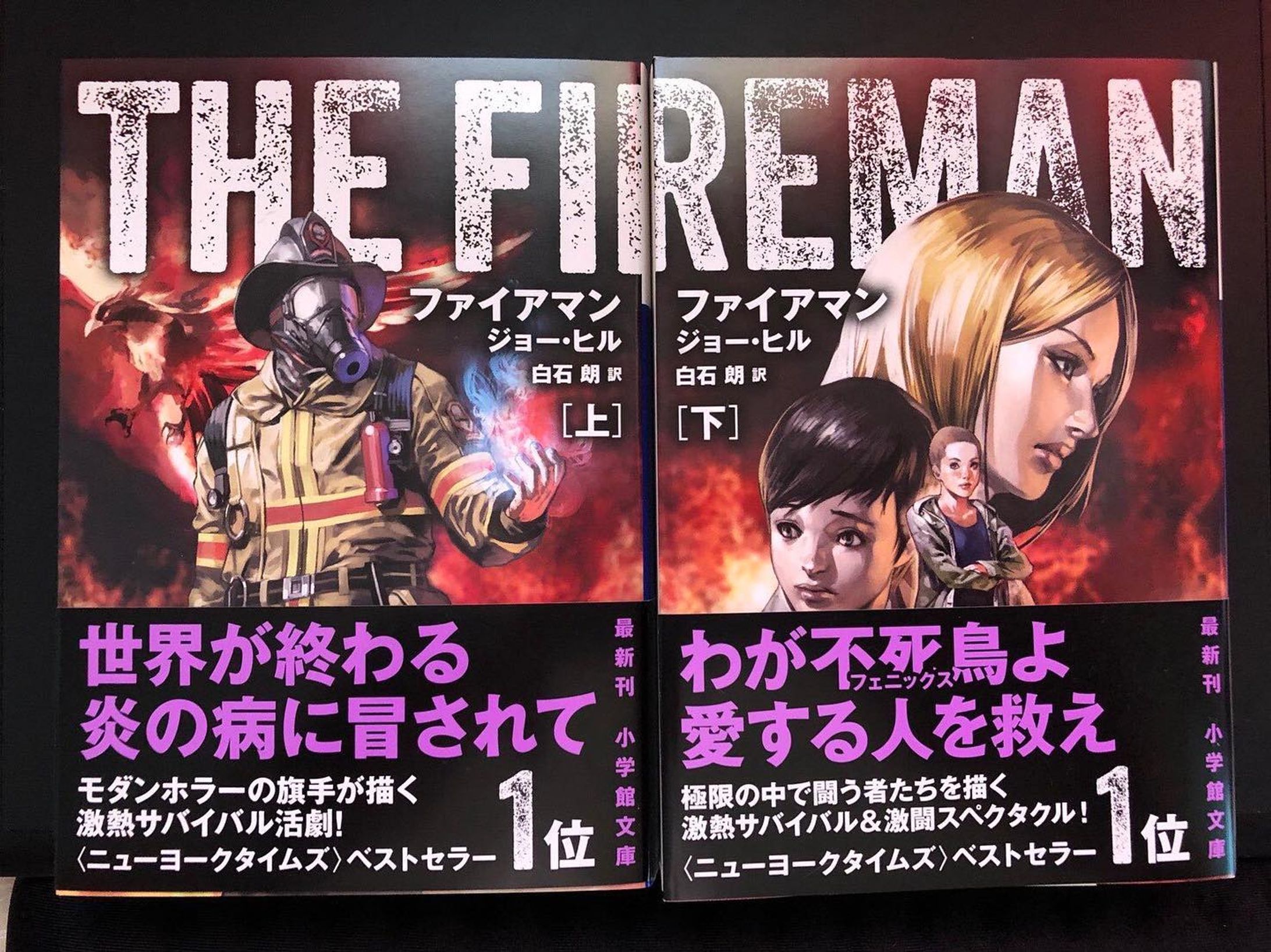 ジョー・ヒル先生の小説『ファイアマン』にて表紙のイラストを描かせて頂いたときのもの。
絵を見て欲しくて写真を撮ったのに、帯をはずし忘れるというねw

#illustration #drawing #art #coverart #joehill #thefireman #カバーアート#ジョーヒル #小説 #イラスト-1