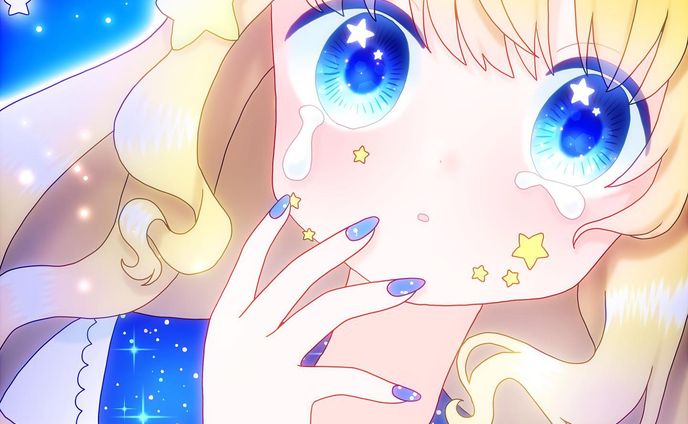 ⭐️ #イラスト　#お絵描き　#illustration #illust #女の子　#女の子イラスト　#オリジナル　#オリジナルイラスト　#オリジナル絵　#デジタル　#デジタルイラスト　#デジタル絵　#星　#セーラー服　#キラキラ　#涙　#青