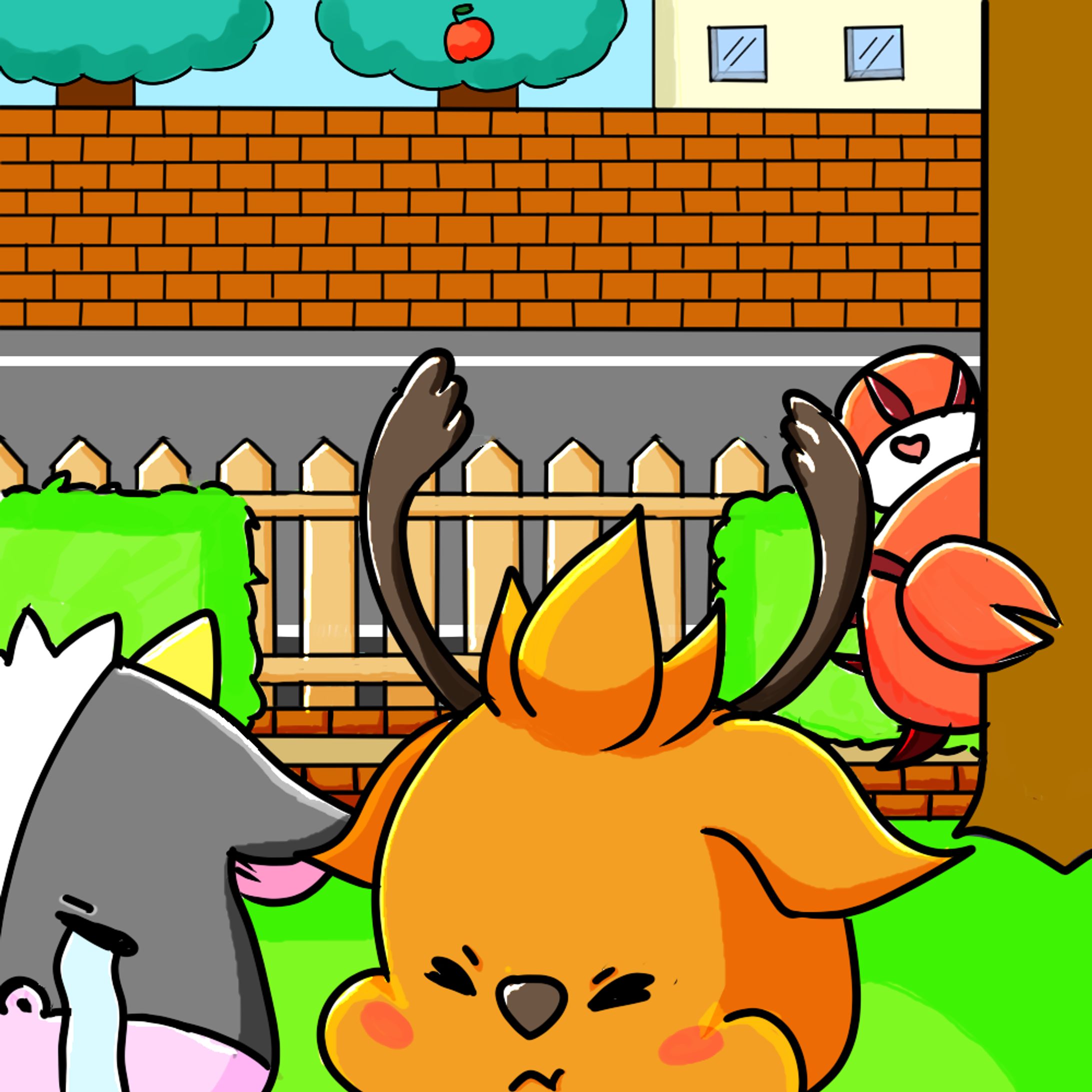 うしかにのイラスト-1