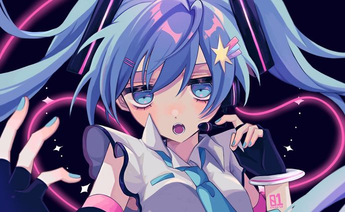 初音ミク
･
･
 #初音ミク #初音ミクイラスト  #絵描きさんと繋がりたい  #mikuhatsune  #illustration