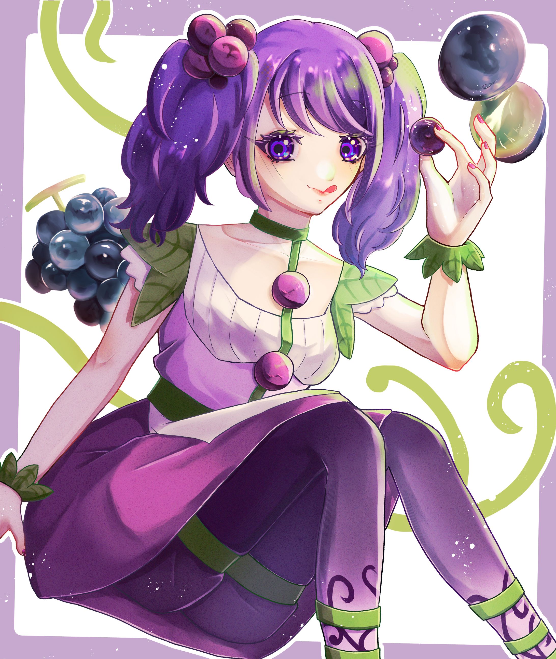 ぶどうの擬人化-1