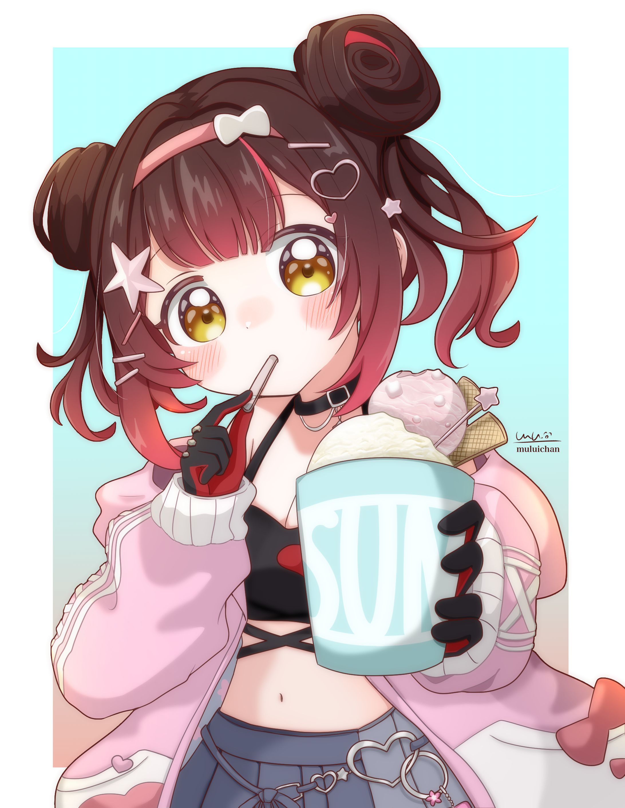 ロボ子さん アイスあげる!-1