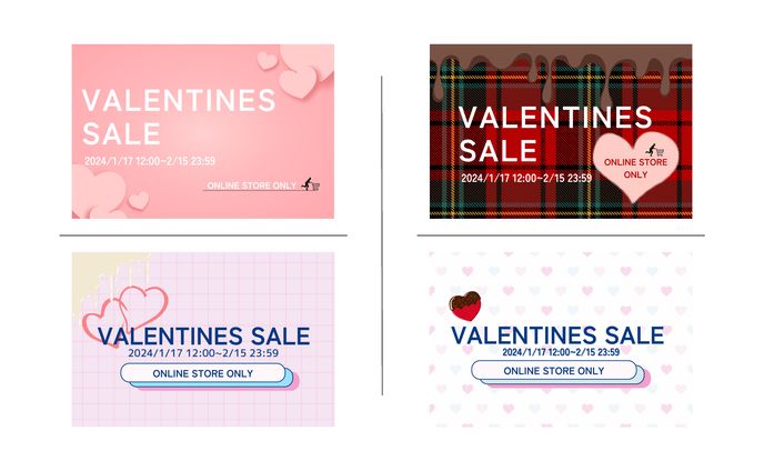 VALENTINES SALEバナー