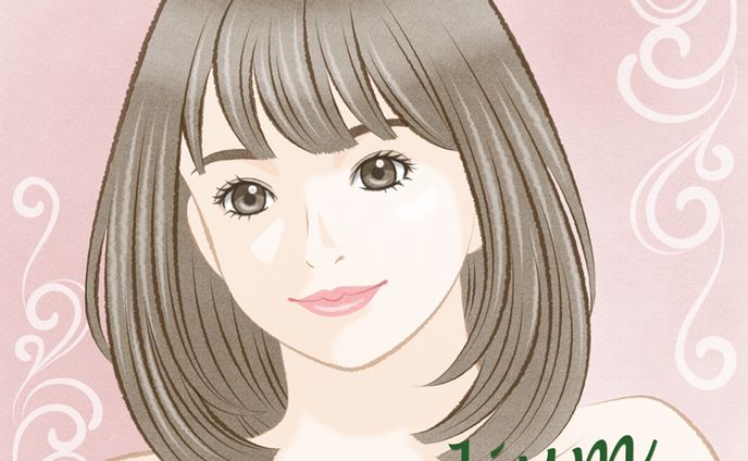 ミディアムヘアの女の子《美波》