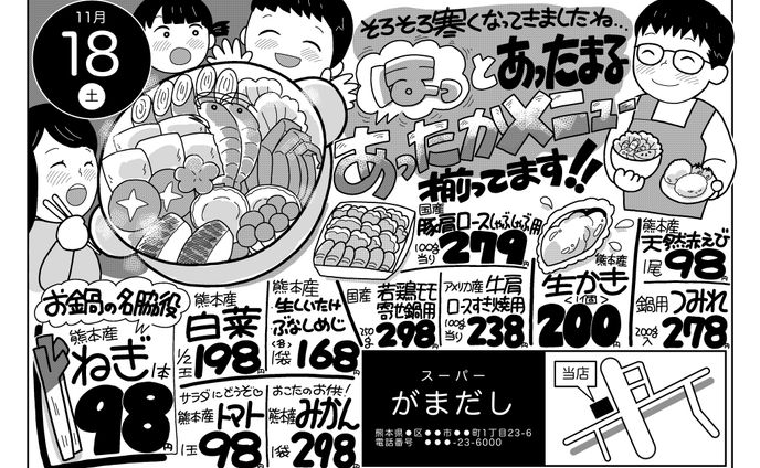 手描きチラシ、アンケート用紙