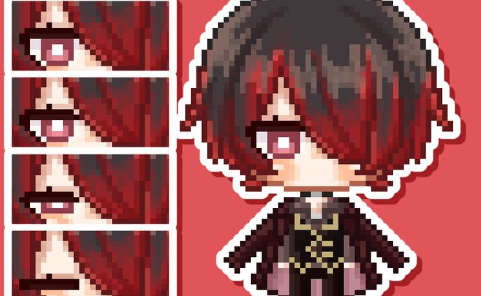 GIFドット絵-しま