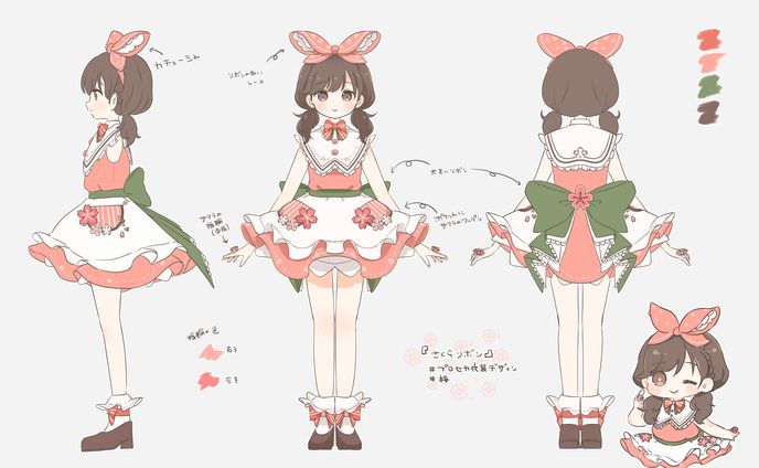 衣装デザイン、アイコン