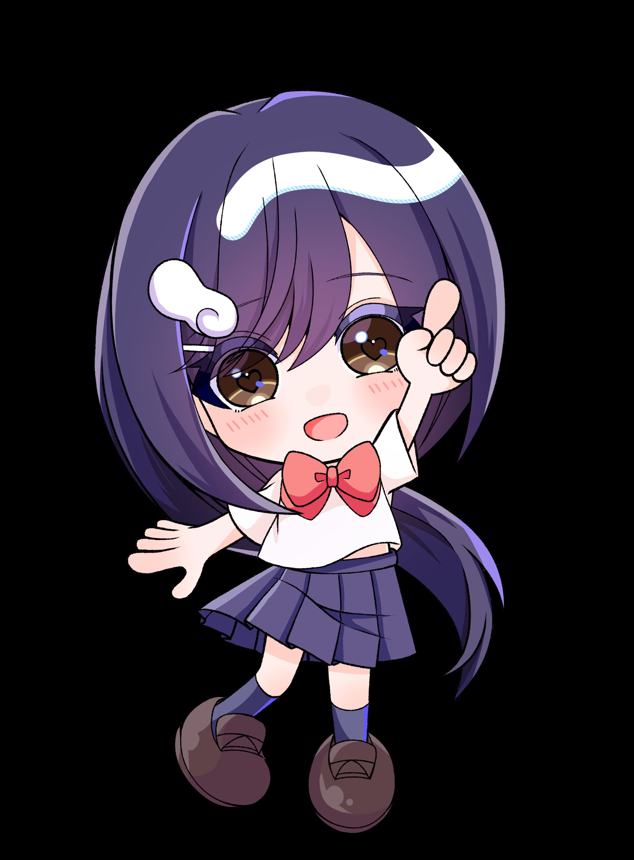 あいこねくと　黒髪ちゃん-1