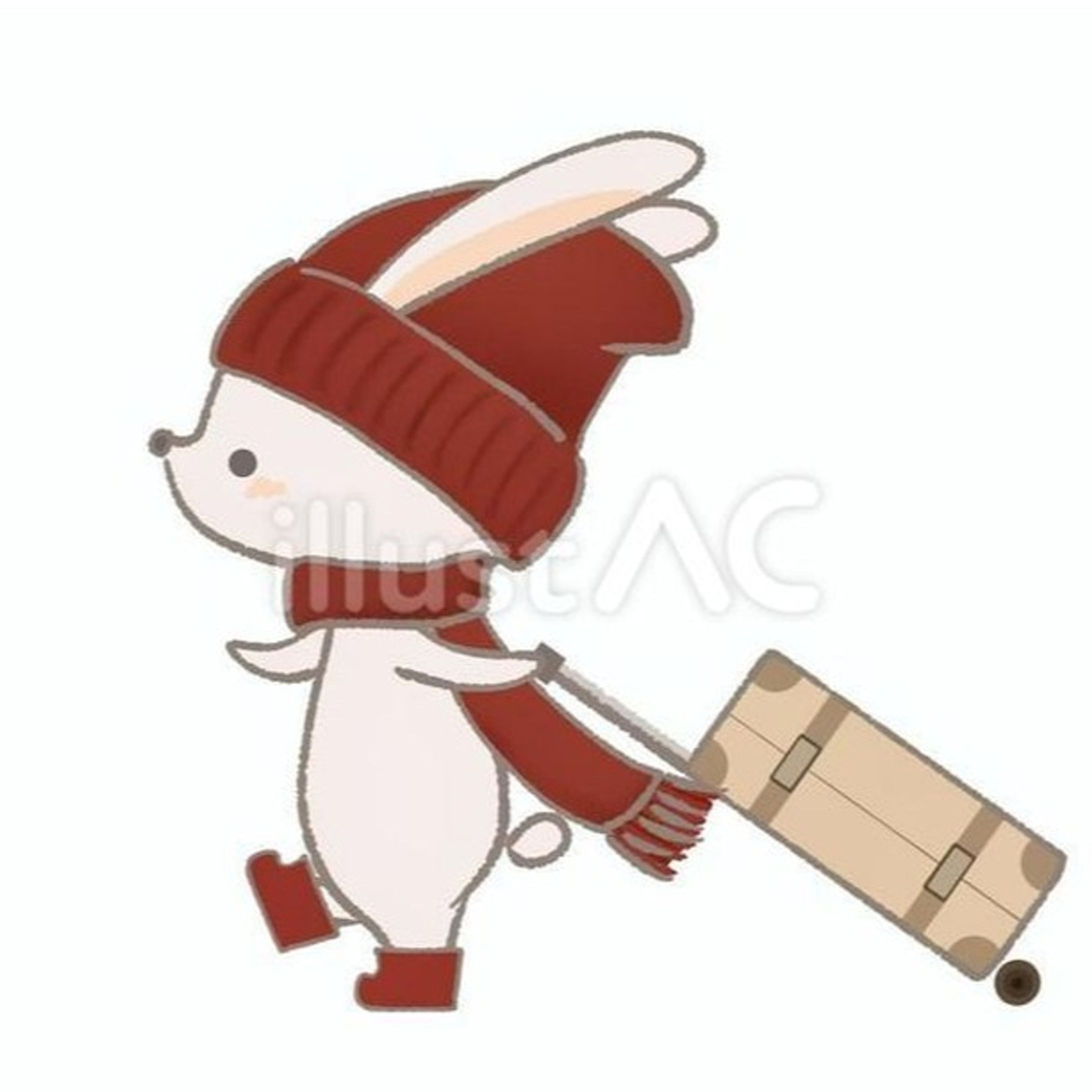 新年です。
https://www.ac-illust.com/main/detail.php?id=23403770
　#ウサギ　#干支　#卯　#かわいい-1