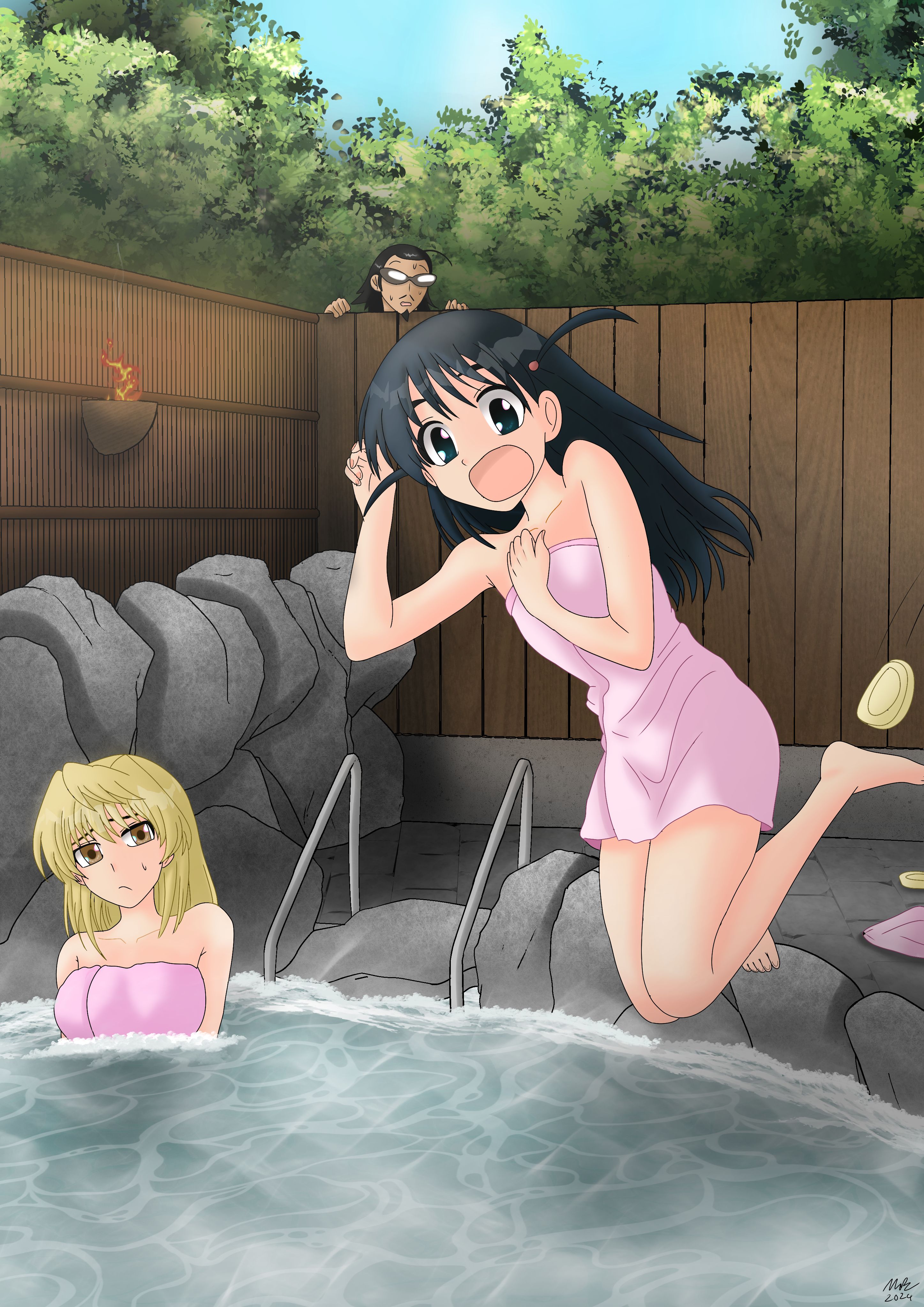 School Rumble | Onsen
