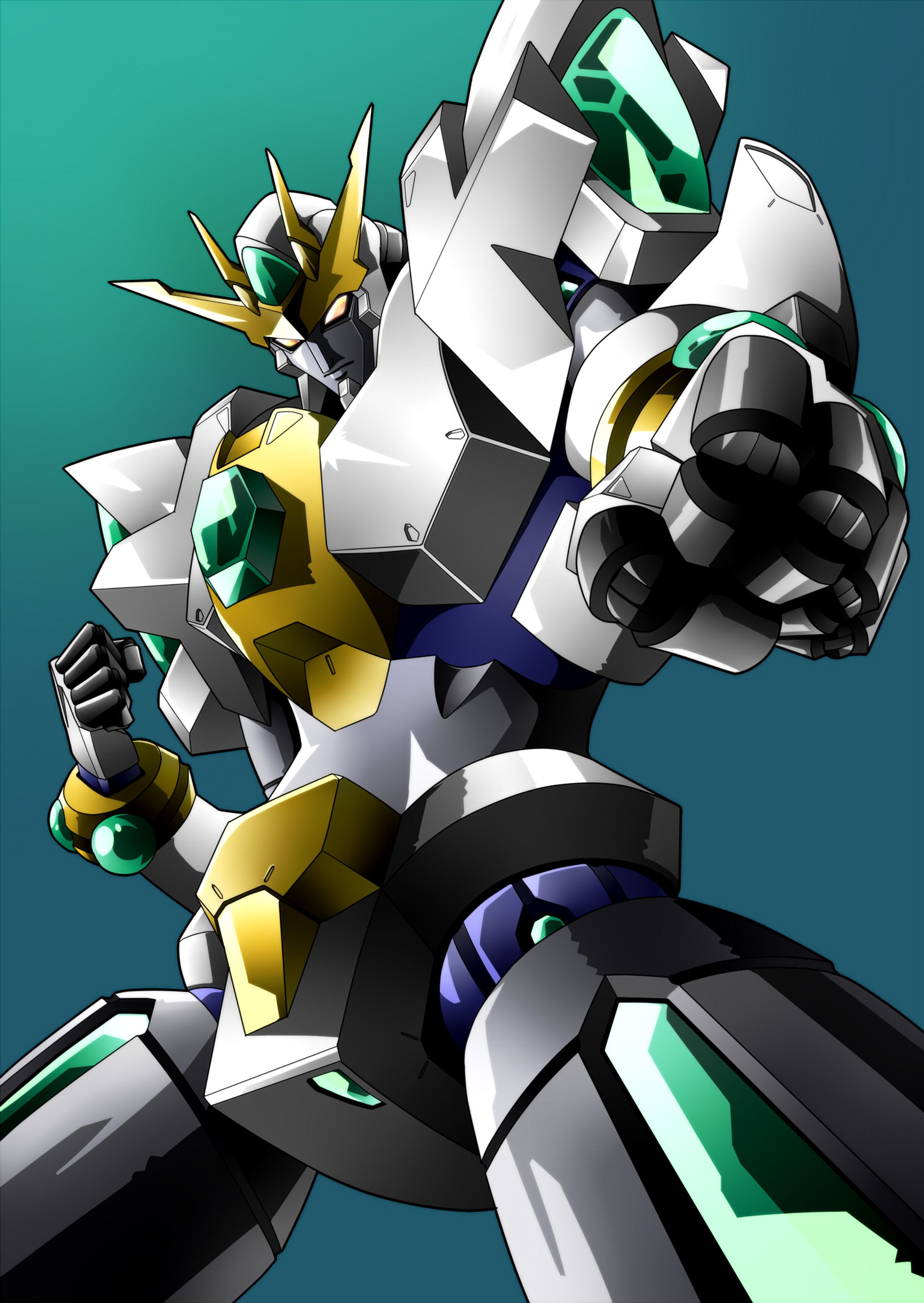 オリジナルロボ「シロガネ」（イラスト）-1