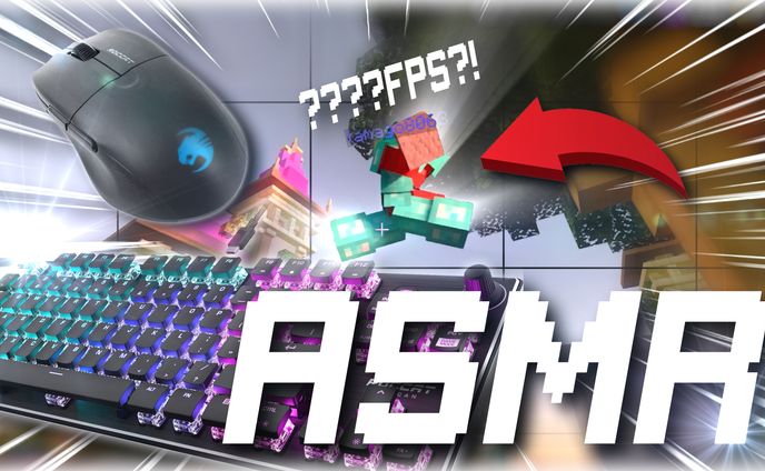 Minecraft ASMR サムネ/自主制作