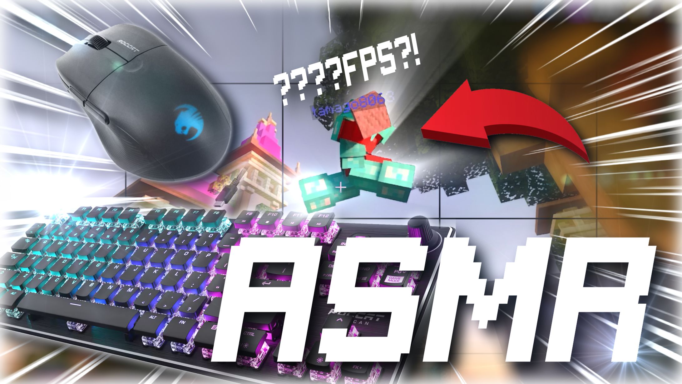 Minecraft ASMR サムネ/自主制作-1