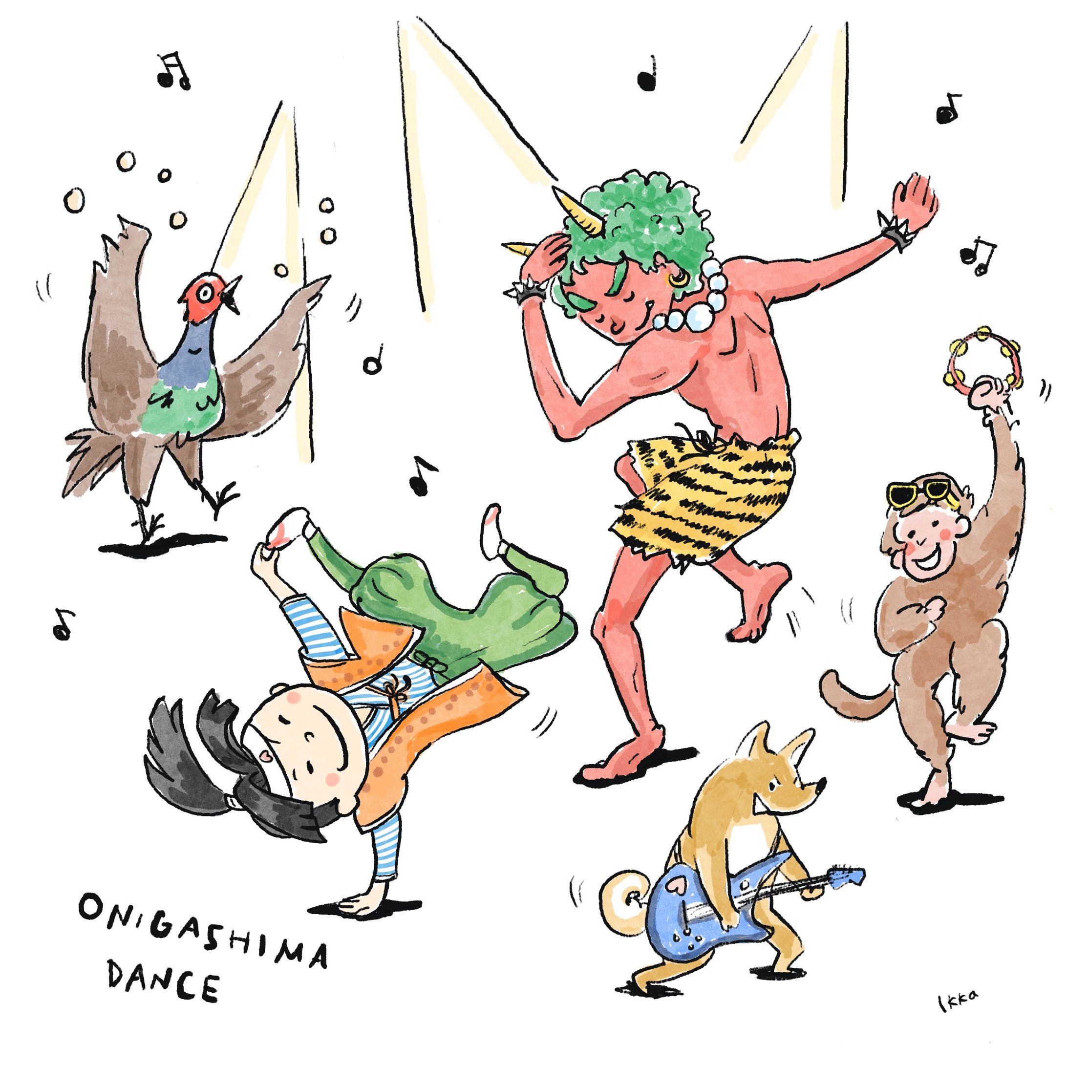 Dancing Momotaro-1