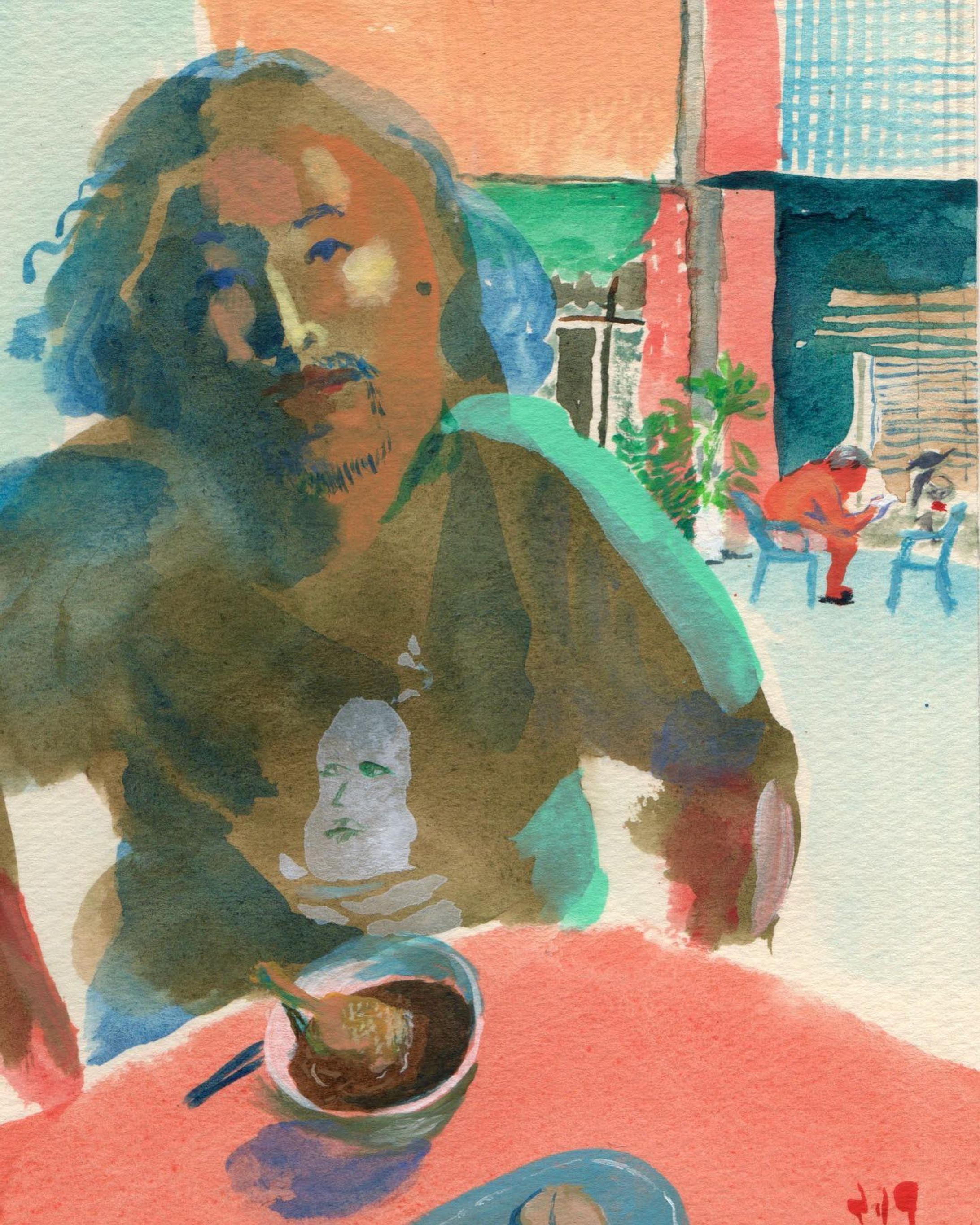 The wise man does not wear anything.

#watercolor #sketch #fruits #kaohsiung #高雄 #高雄旅遊 #aqyla 
#contemporaryart #art #tired
#高雄美食 #阿吉鴨肉麵-1