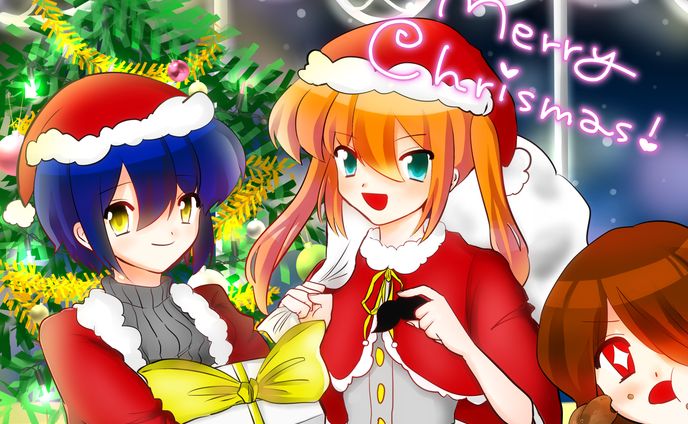 【イラスト】クリスマスパーティ