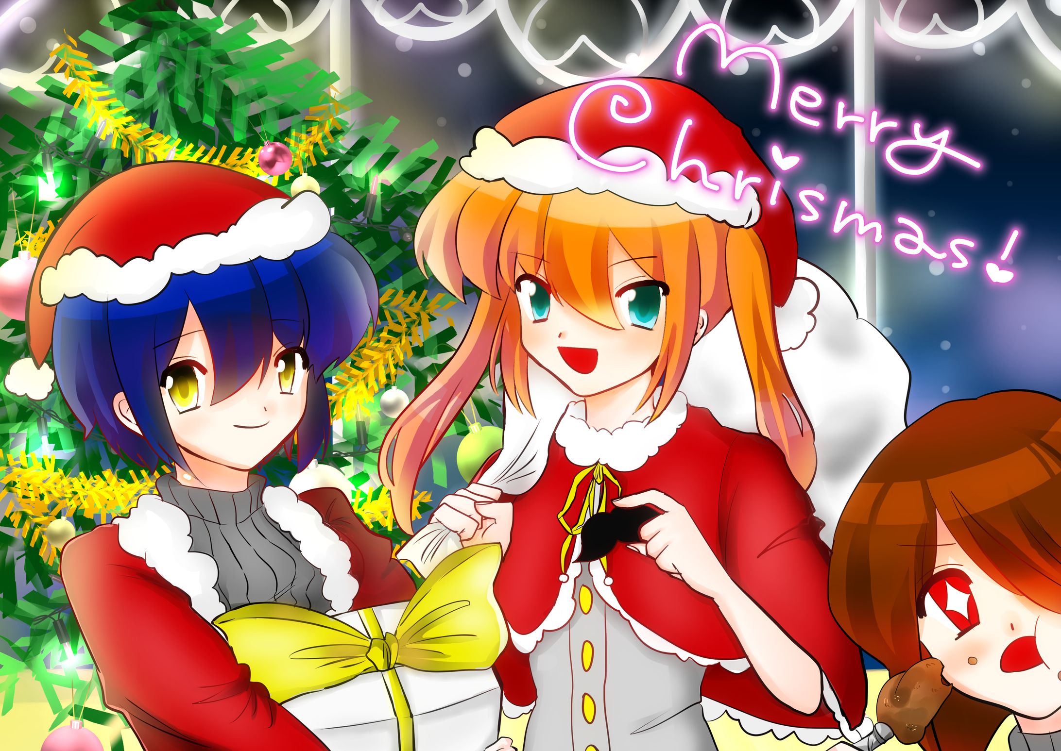 【イラスト】クリスマスパーティ-1