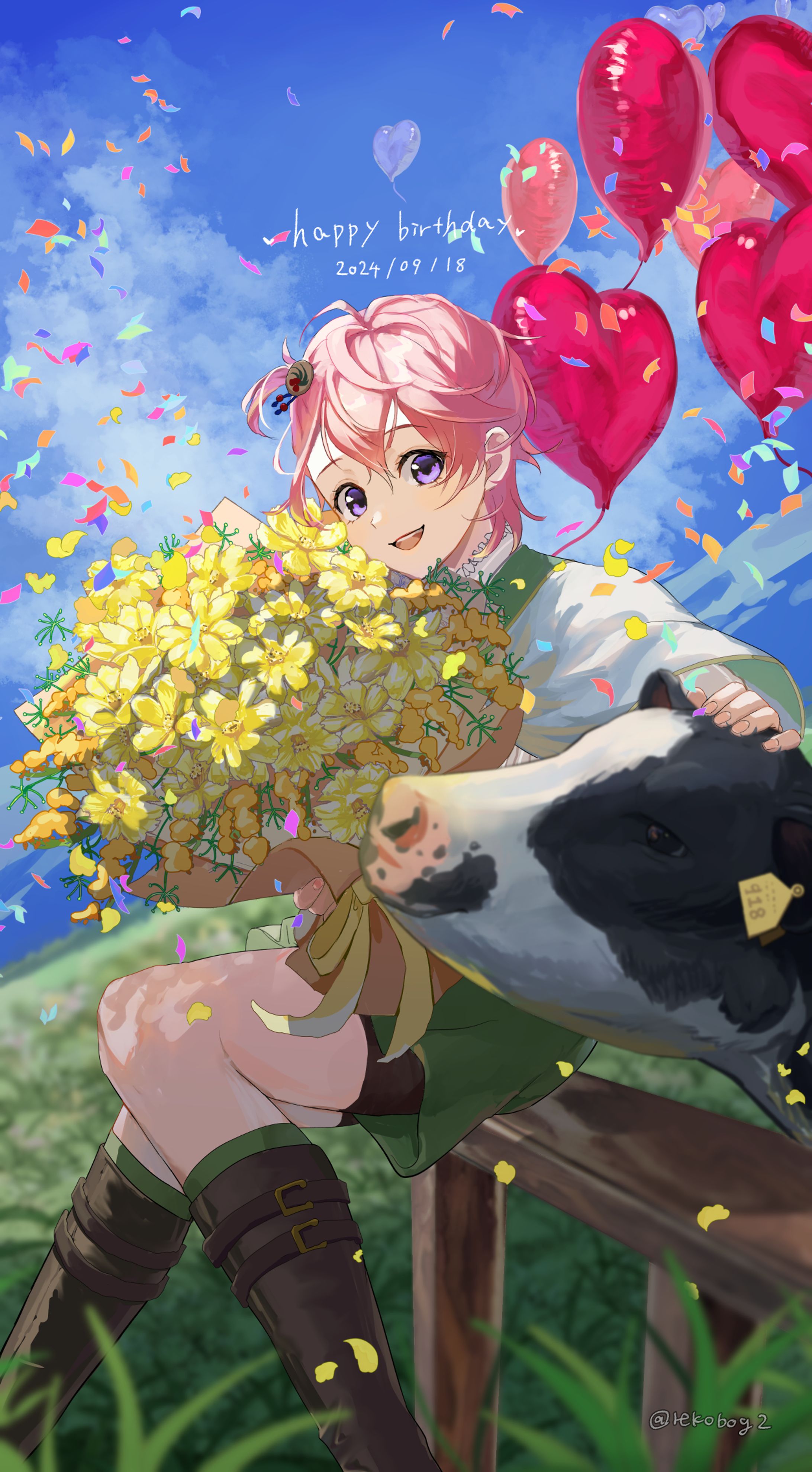 二次創作 「文豪とアルケミスト 伊藤左千夫さん」-1