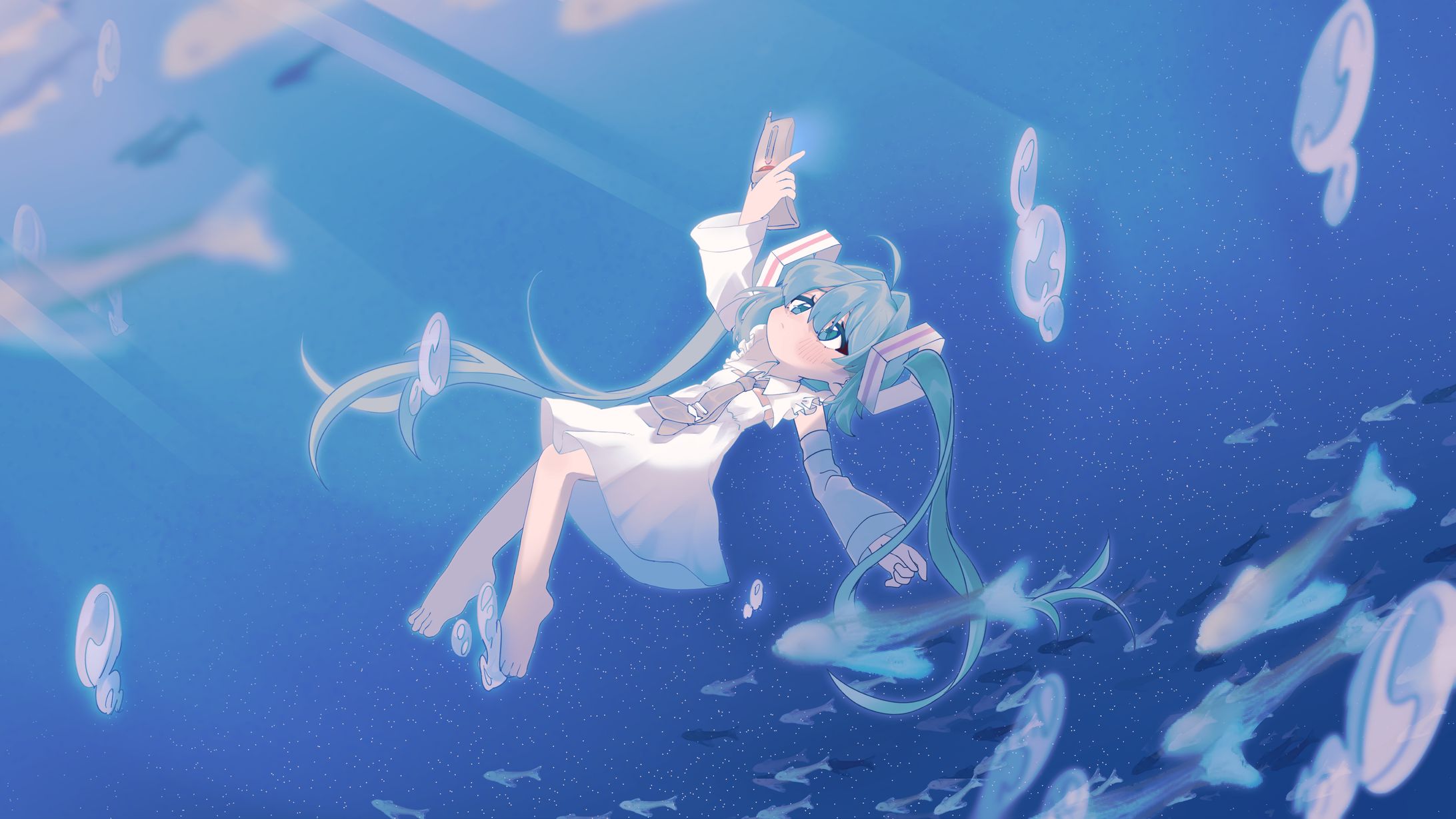 あたたかい水族館様オリジナル楽曲MVイラスト-1