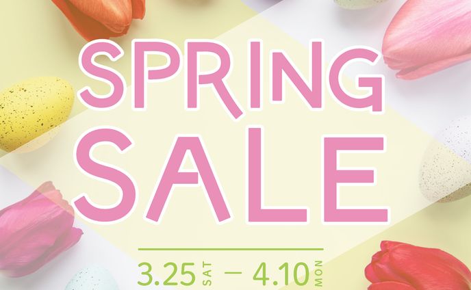 【自主制作】春のセールバナー