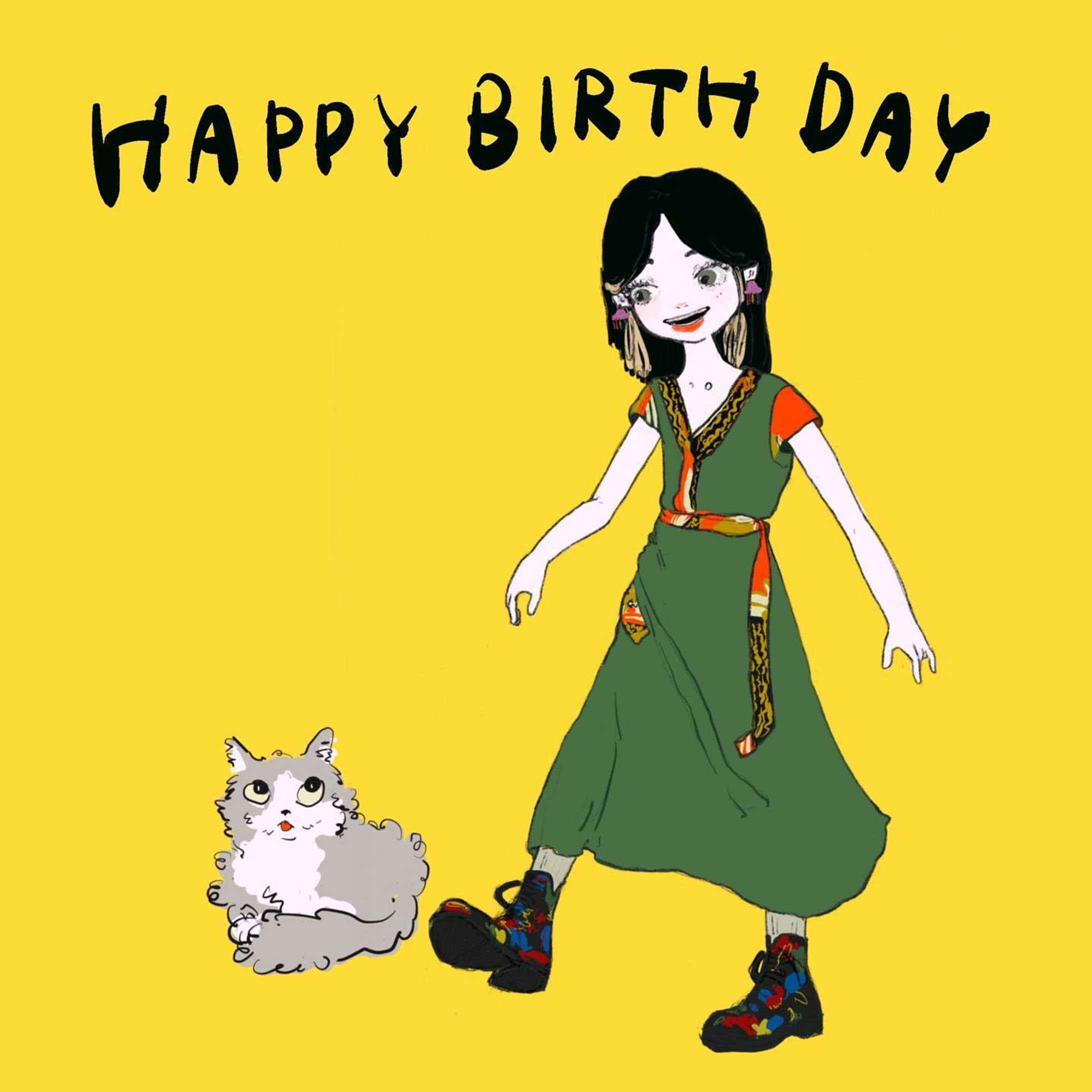 #illustration #illustrator #イラスト #イラストレーター #女の子イラスト #ファッション #fashion #girl #イラストグラム #art-1