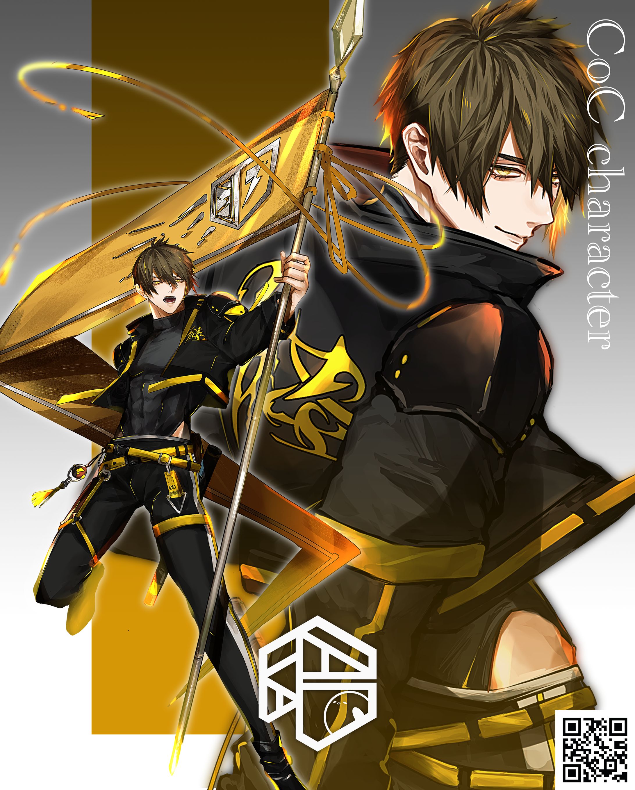 TRPG 立ち絵 【雷】-1
