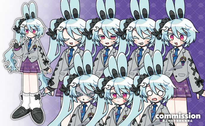 立ち絵イラスト/華鏡よさりさん