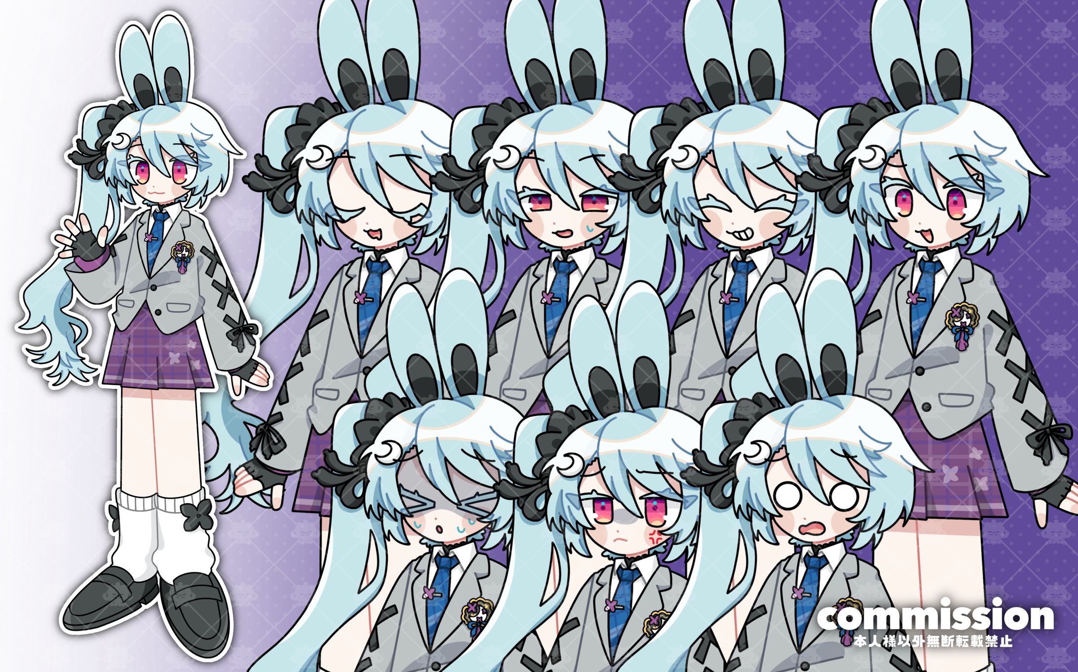 立ち絵イラスト/華鏡よさりさん-1