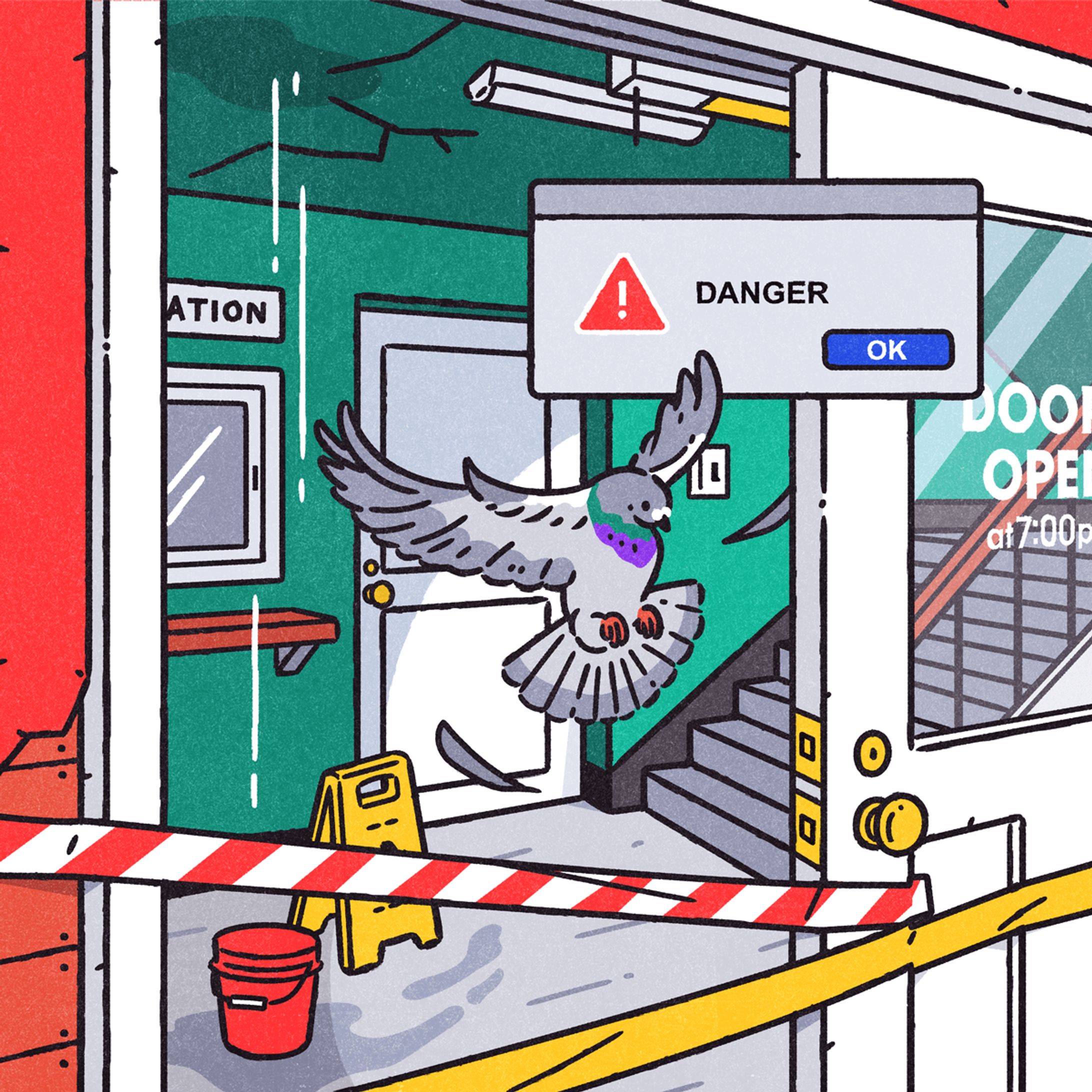 Pigeon and Alert-1