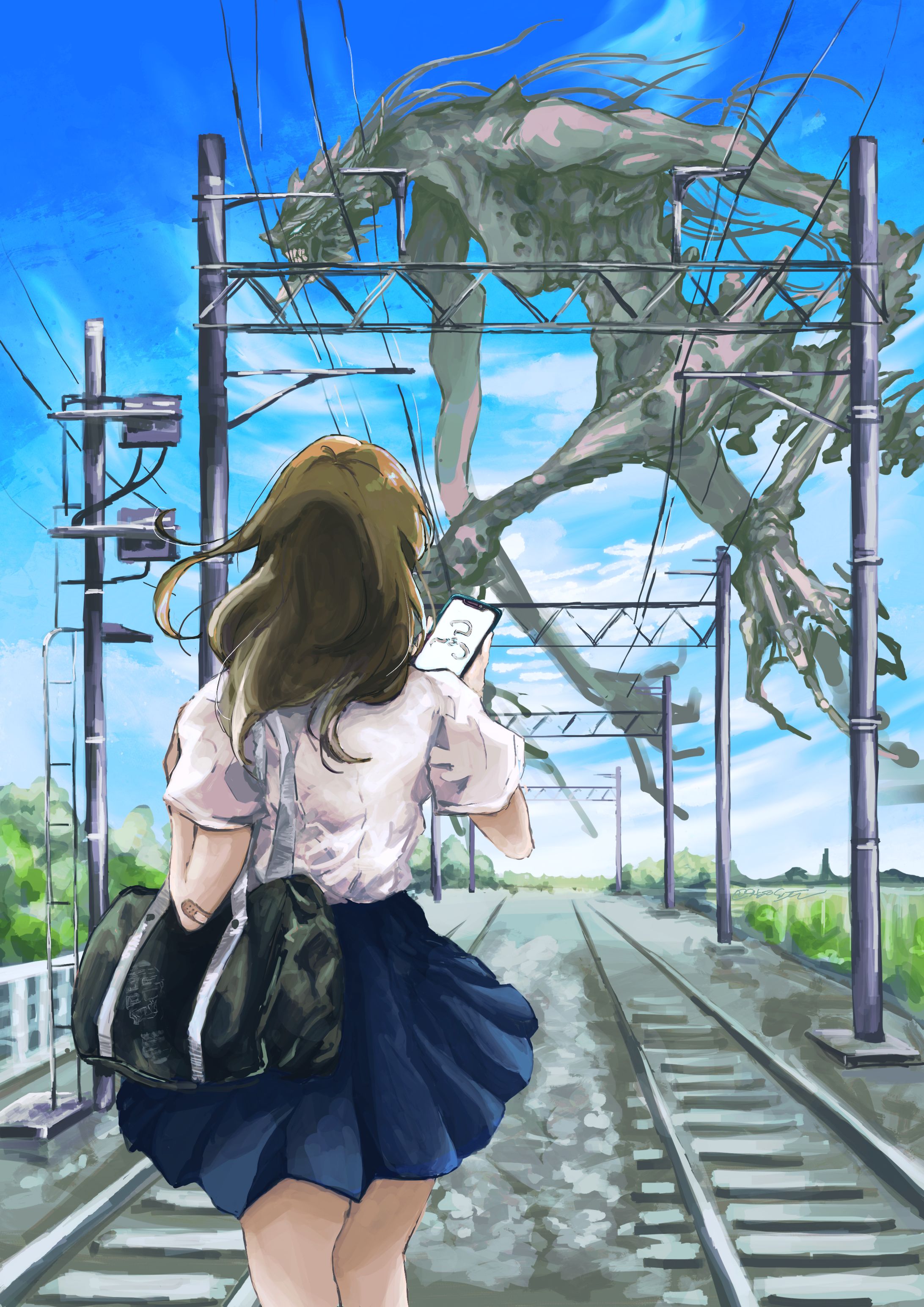 girl out of the school road-1