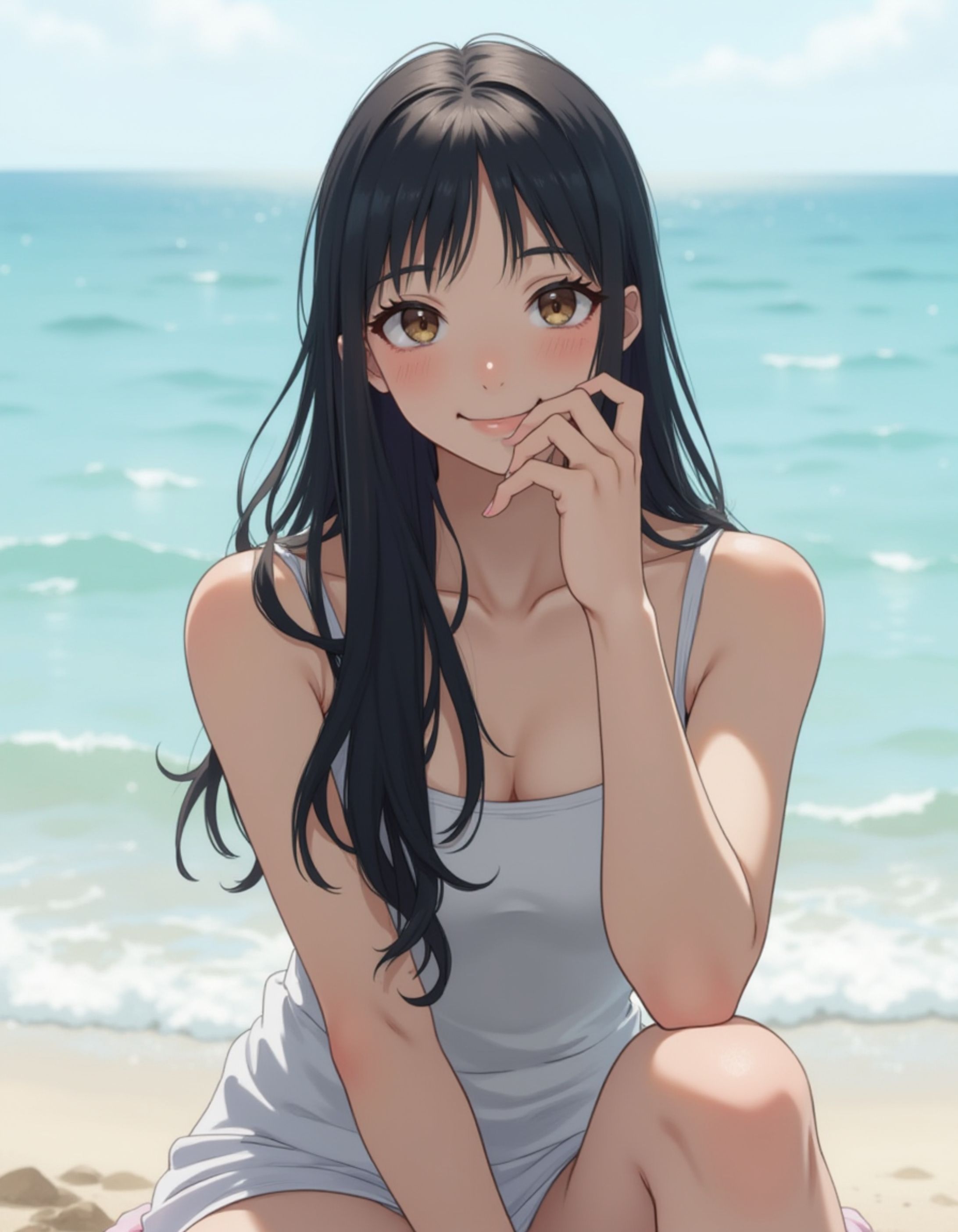 FLUX_Dev_Original×アニメLoRA、semiリアルLoRA、-1