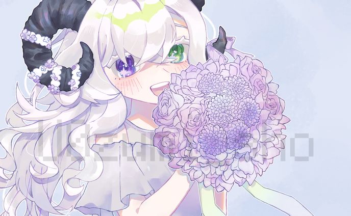 夜冬見スイマ様　卒業イラスト