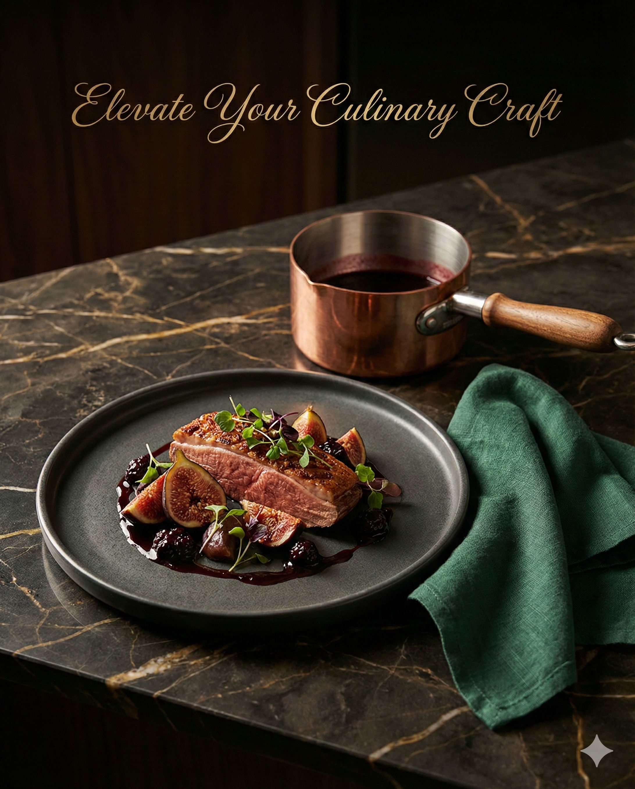 インスタ投稿用高級ディナー画像-1