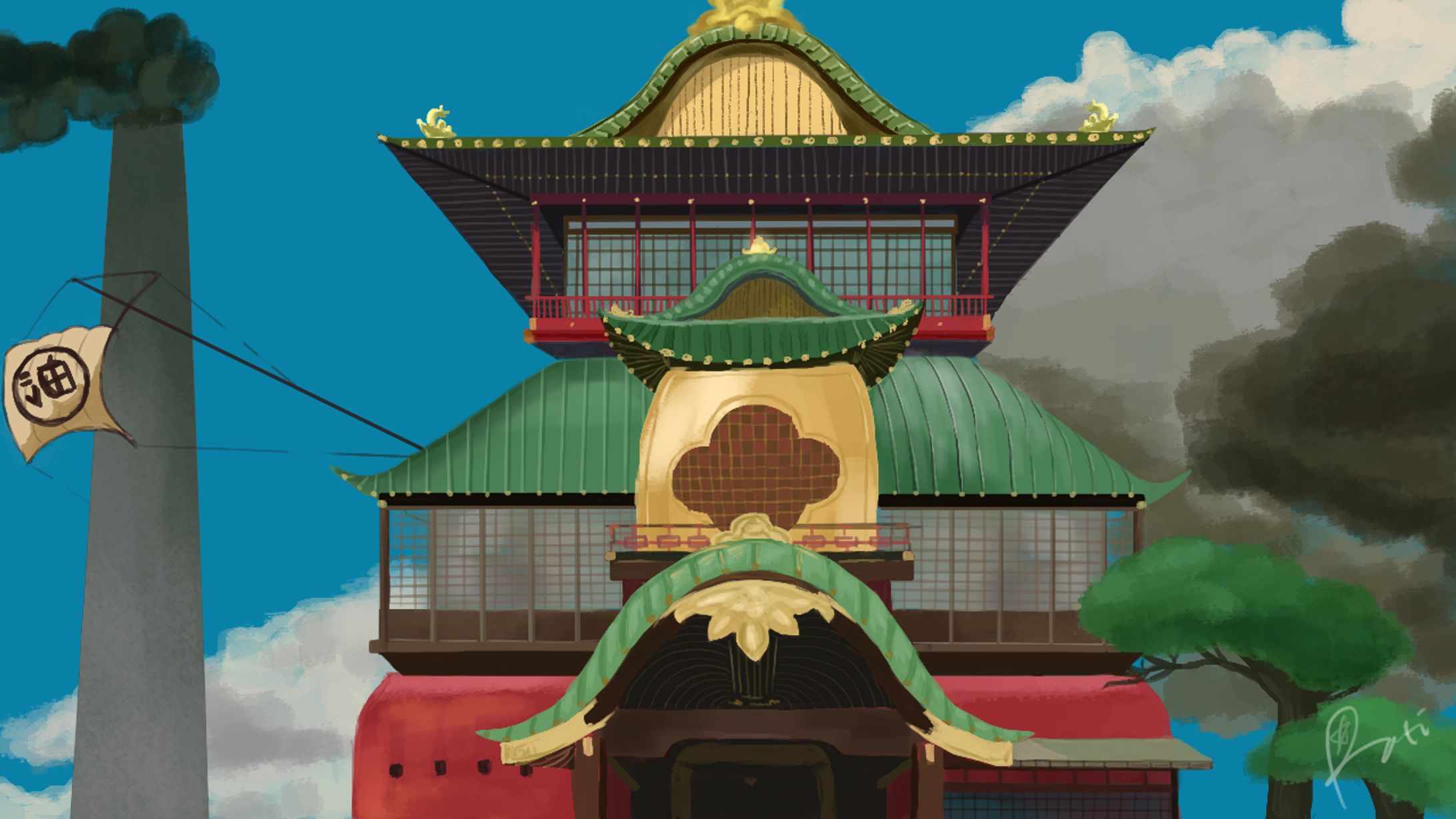 Spirted Away-Ghibli-1