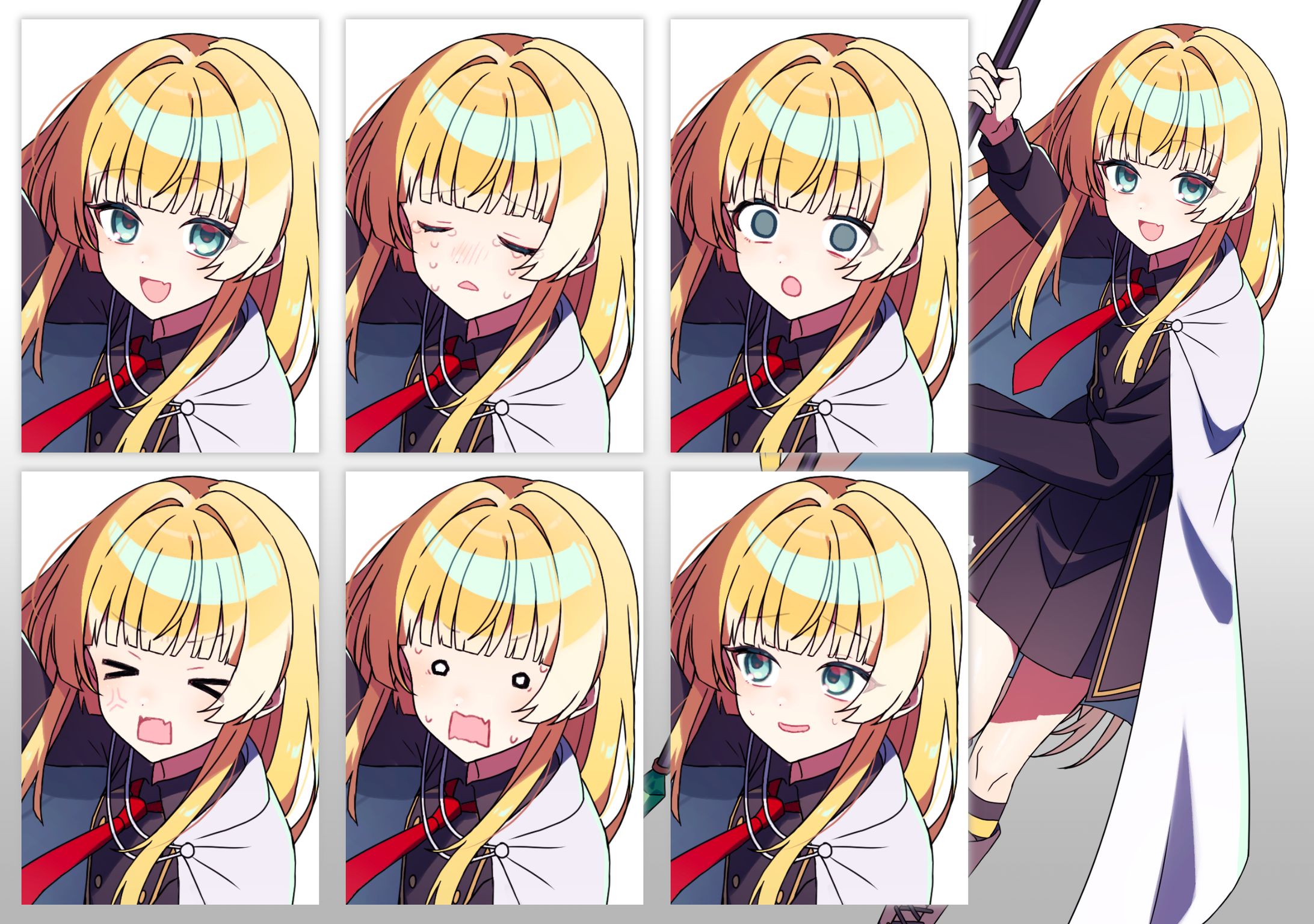 【仕事絵】TRPG立ち絵-1